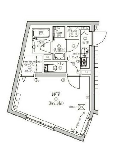 ＶＥＲＸＥＥＤ　ＳＴＡＩＲ　Ｍｕｓａｓｈｉーｋｏｙａｍａの間取り
