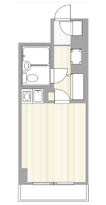 スカイコート鶴見第6の間取り