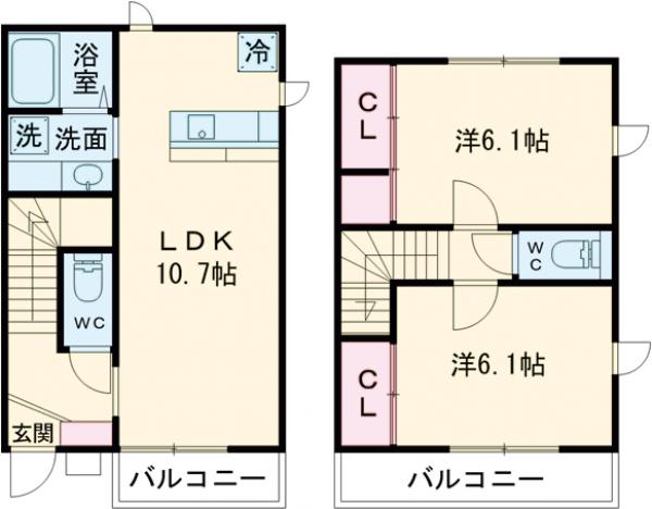 1/8 間取