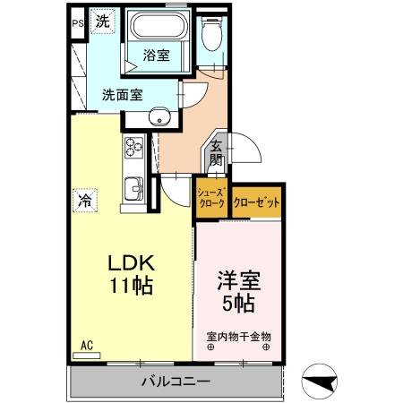 カーサMの間取り