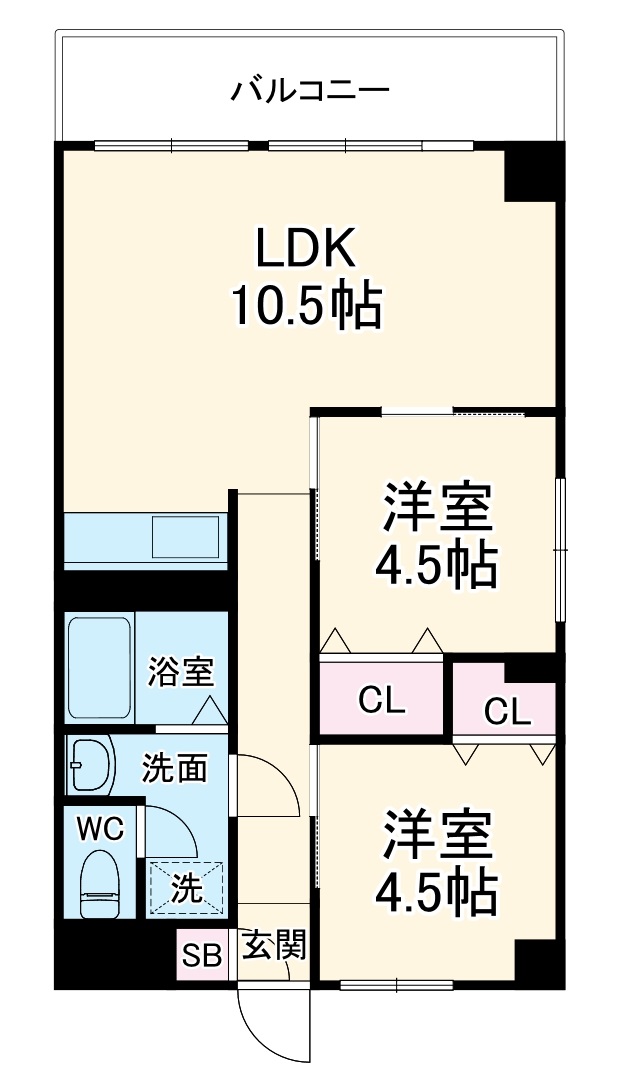 パークアベニューの間取り