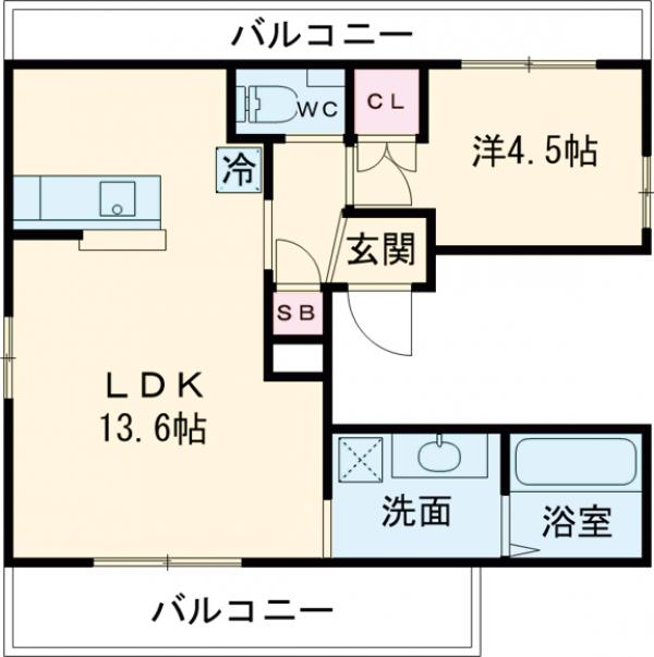ヘーベル中野の間取り