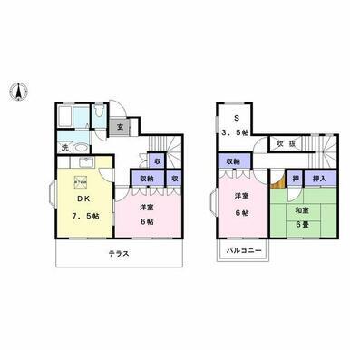 テラス・Kの間取り