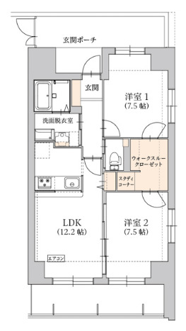 グラントガリーゼの間取り