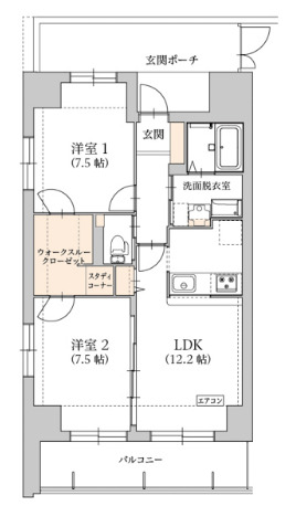 グラントガリーゼの間取り