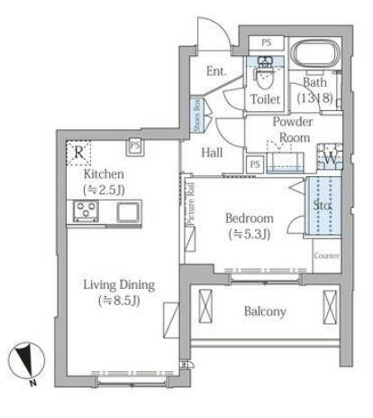 2/2 間取