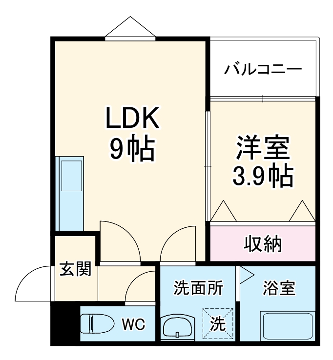 LE COCON 四日市Xの間取り