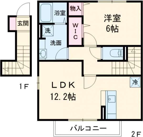 D-roomくすのきの間取り