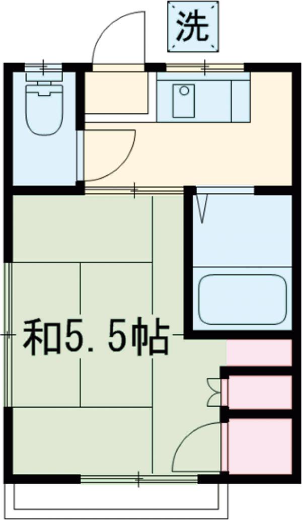 鈴木ハイツの間取り