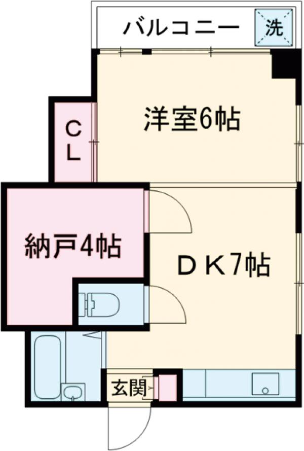 シャトー信濃の間取り