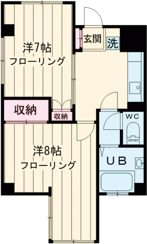 上北沢グリーンコーポの間取り