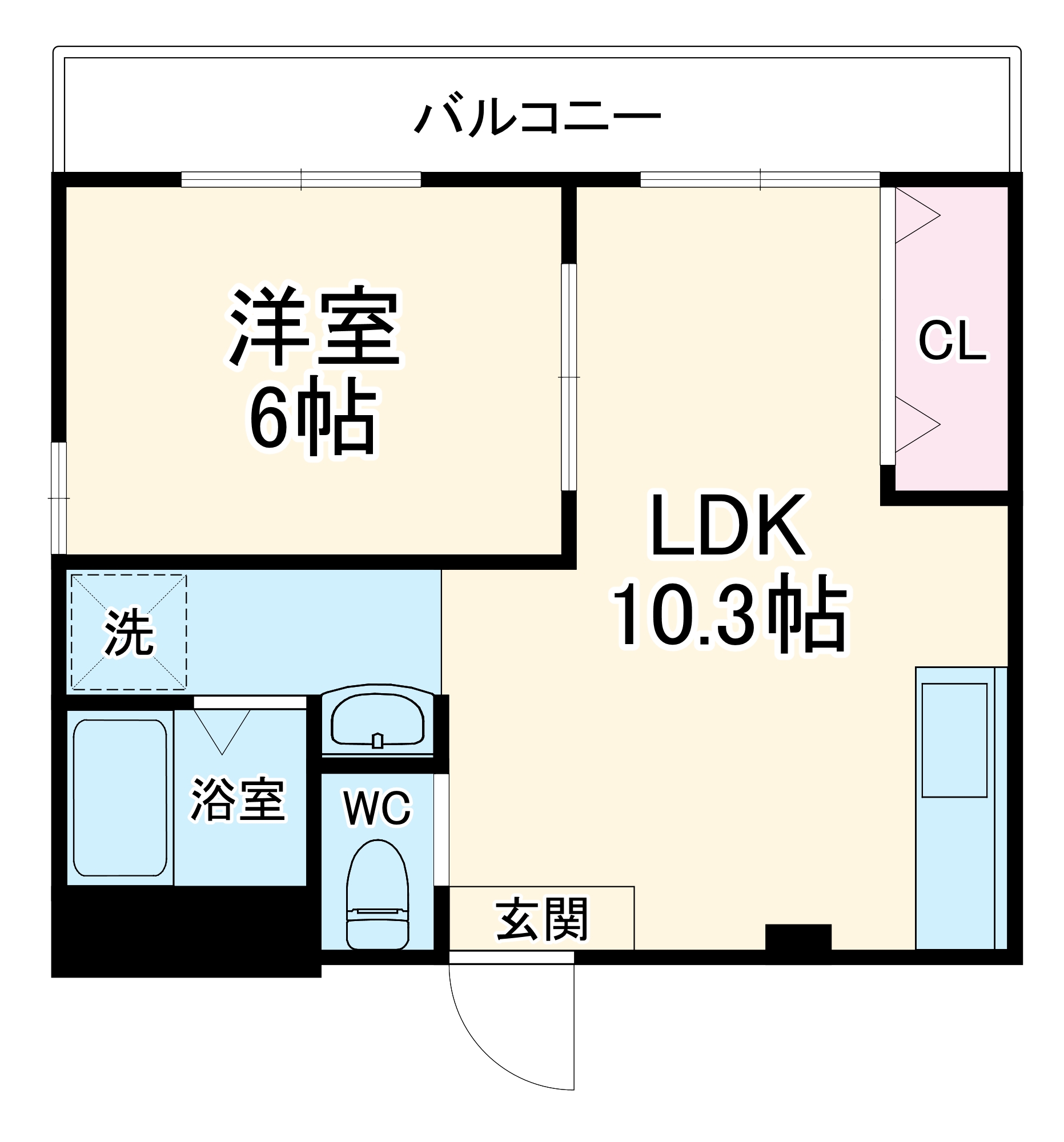 相原マンションの間取り