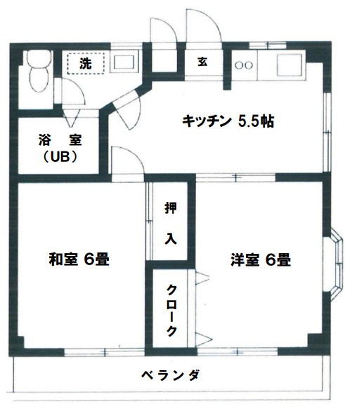 ショウエイマンションの間取り