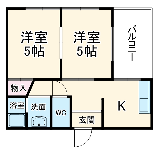 サンローヤル桑名の間取り