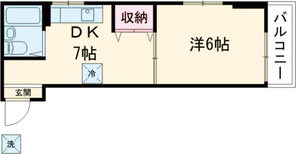 清涼館の間取り