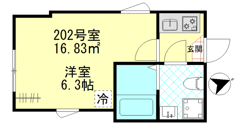 グランツ堀切の間取り