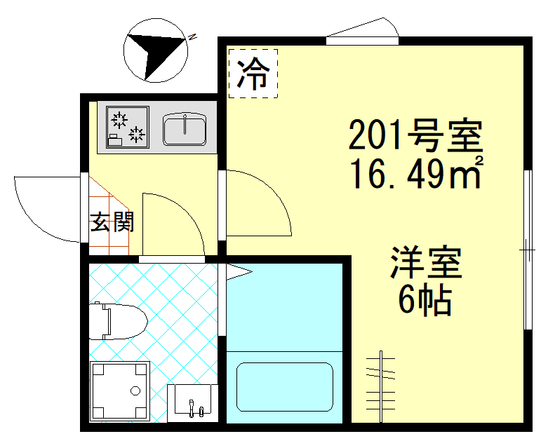 グランツ堀切の間取り