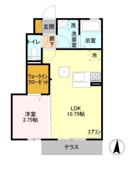 ポンテ・フィオーレの間取り