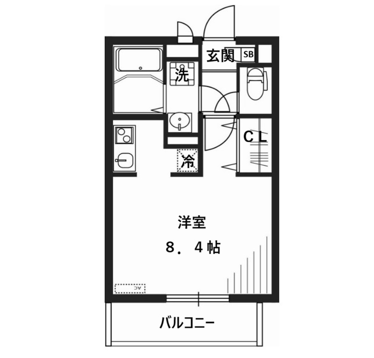高田東の完工年月(2011年12月)築の賃貸マンションの間取り