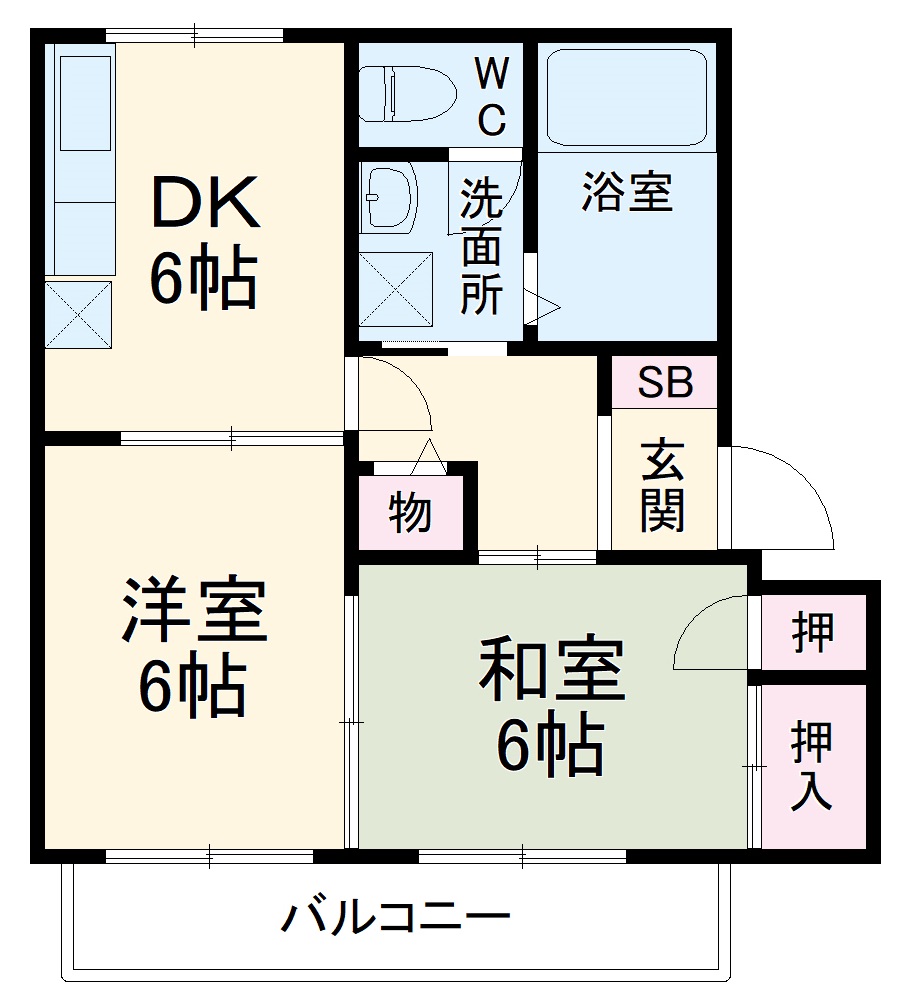 コアロードの間取り
