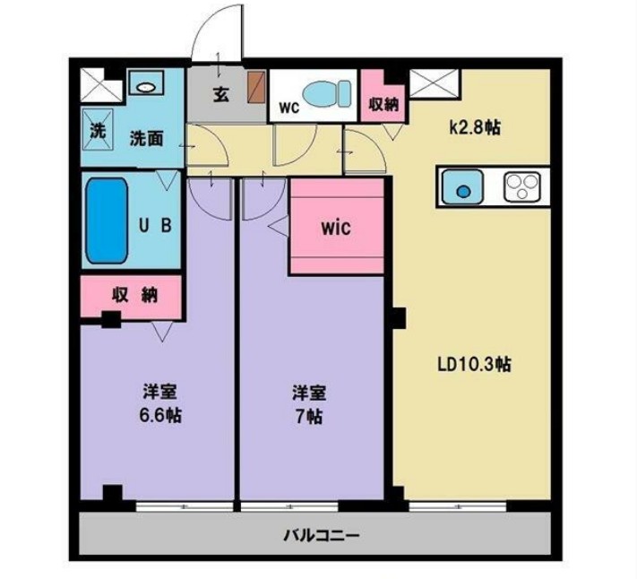 ADVANCE都筑の間取り