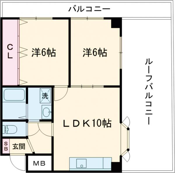 シルクアベニューⅠの間取り