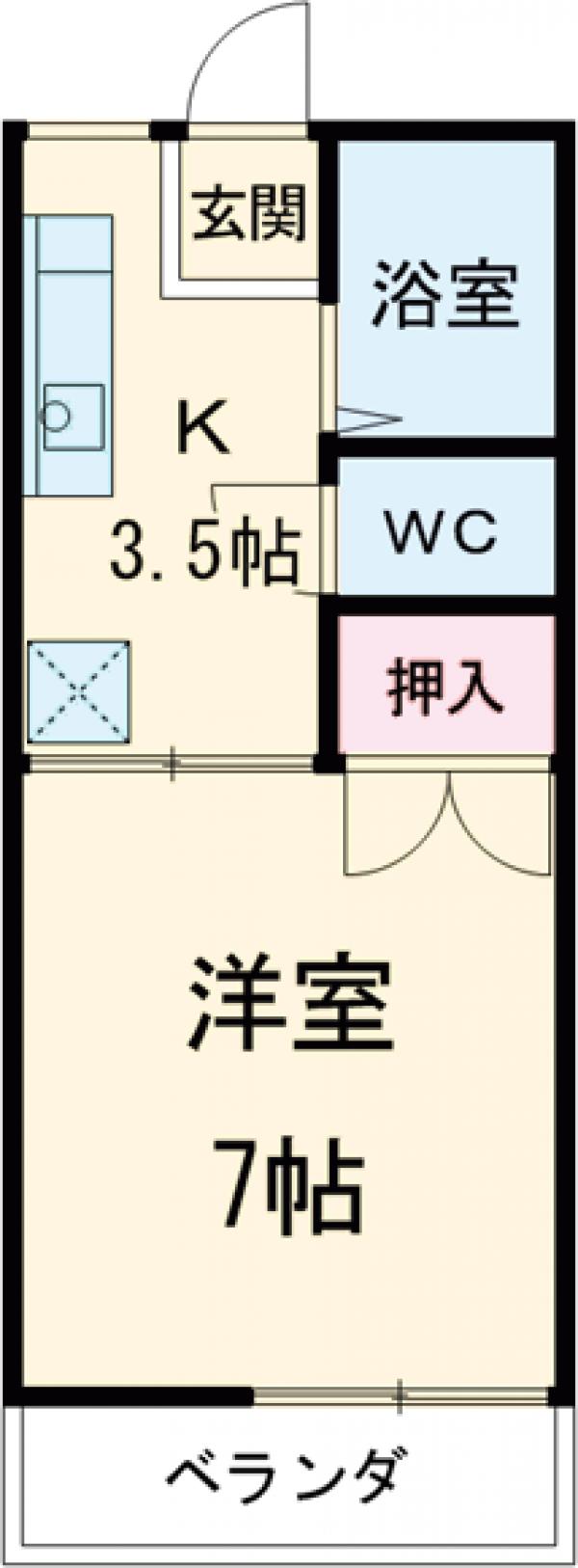サンコーポ山田 B棟の間取り