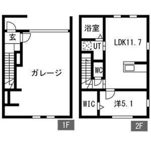エクシア七里の間取り