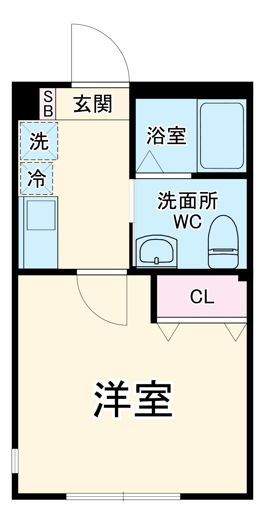 1/1 間取