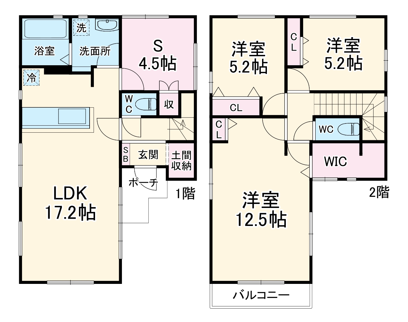 谷津5丁目戸建の間取り