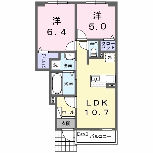 グロワールの間取り