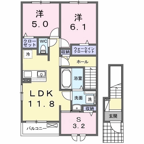 グロワールの間取り