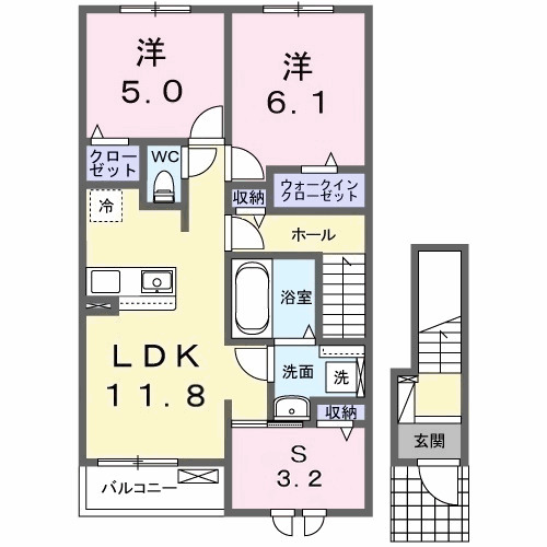 グロワールの間取り
