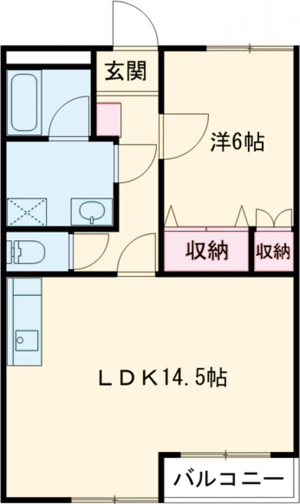 KMフォーリンハイツの間取り