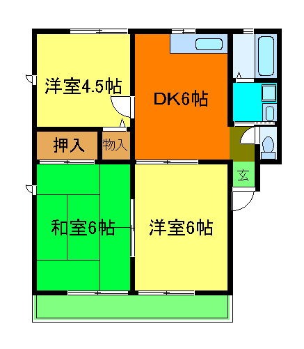 レトアいぶきの間取り