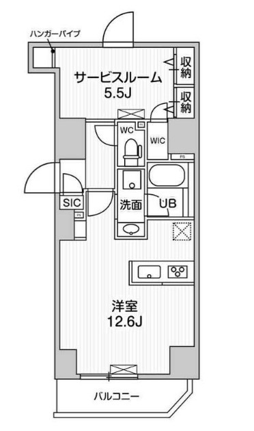 S-RESIDENCE入谷alesiaの間取り