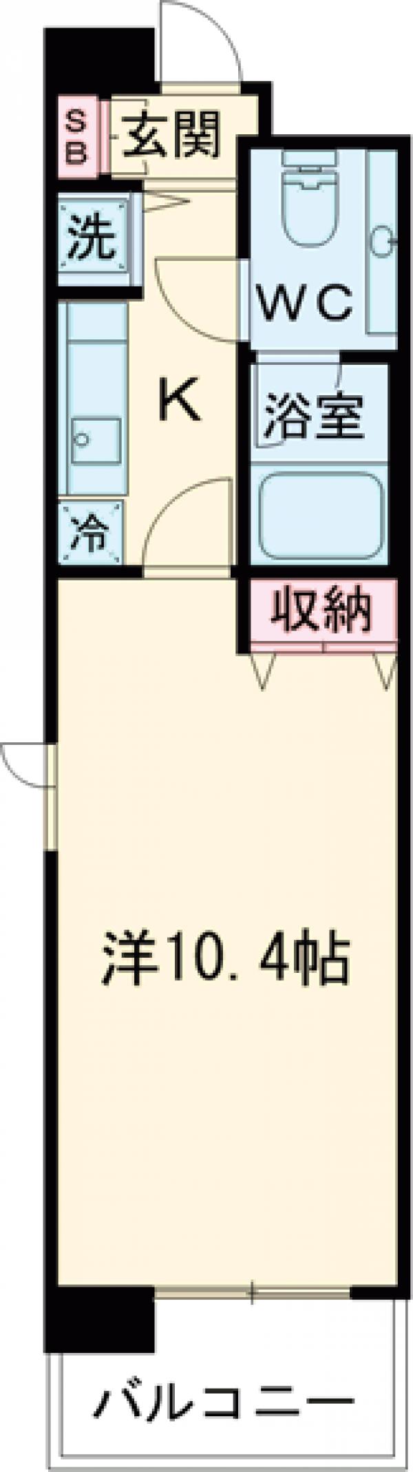 ヴィエント中目黒の間取り