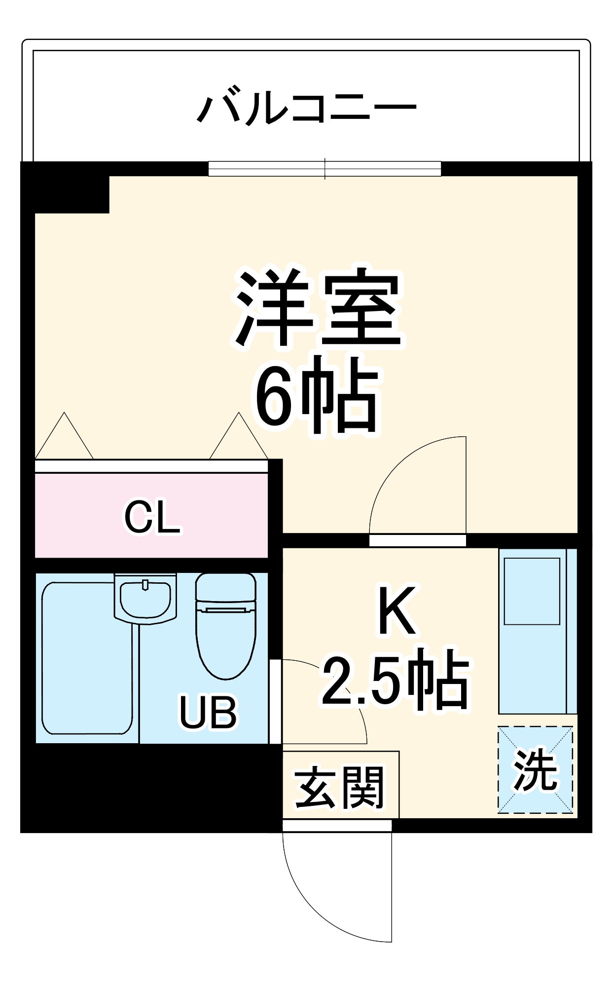 アーバンハイツグッドマンの間取り