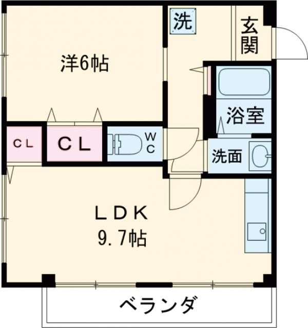 フラッツ奥沢の間取り