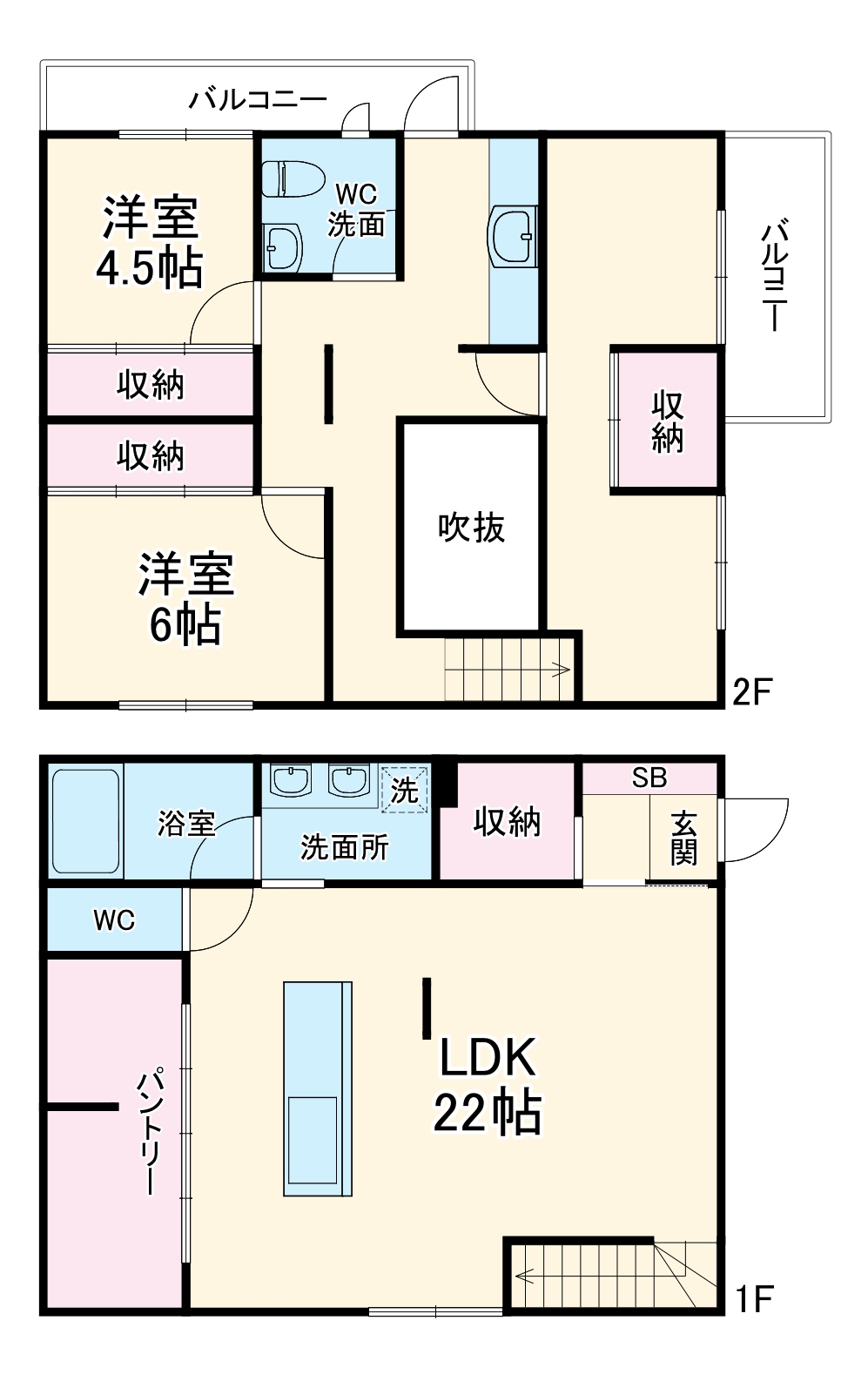服部邸の間取り