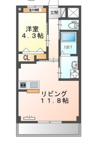 ベア グランデの間取り