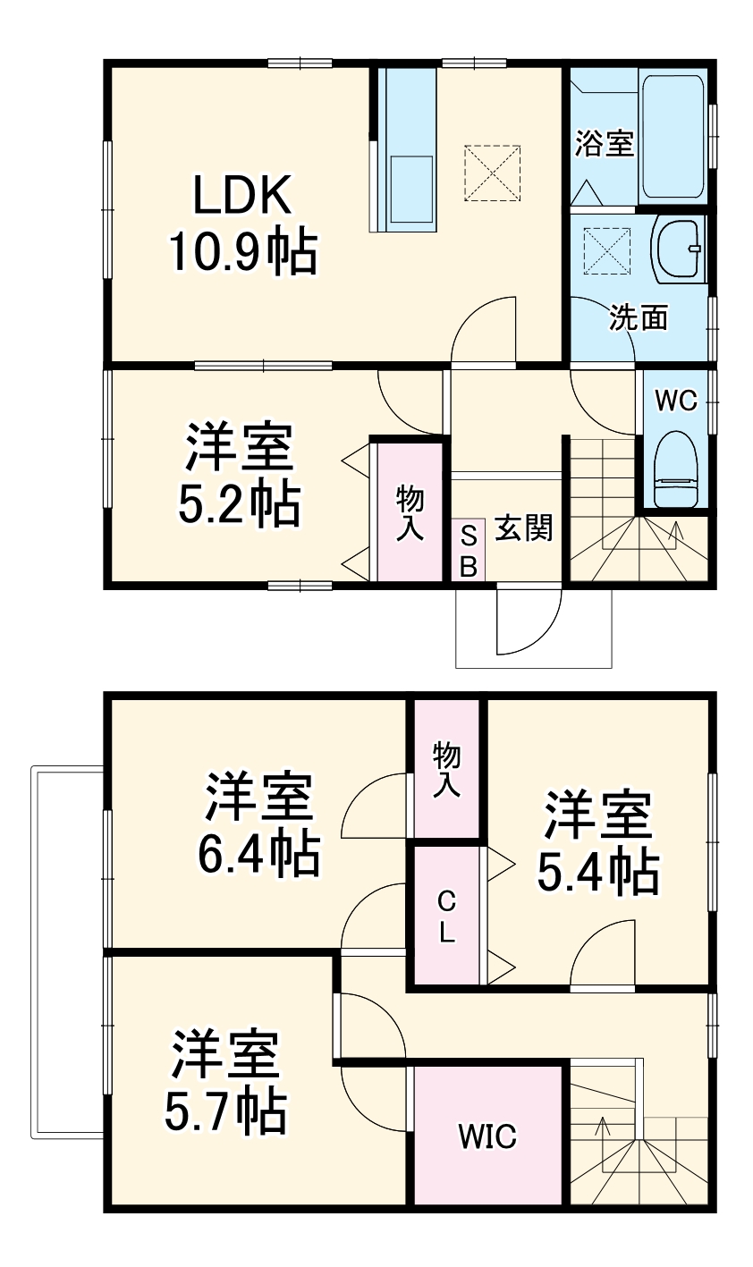 グランソフィア岩槻区城南の間取り