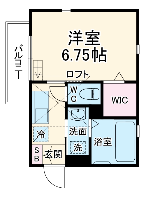 Loftia六番館の間取り