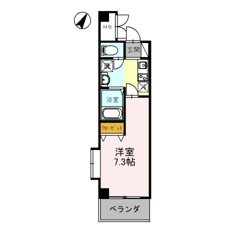 シャインヒル Ⅱの間取り