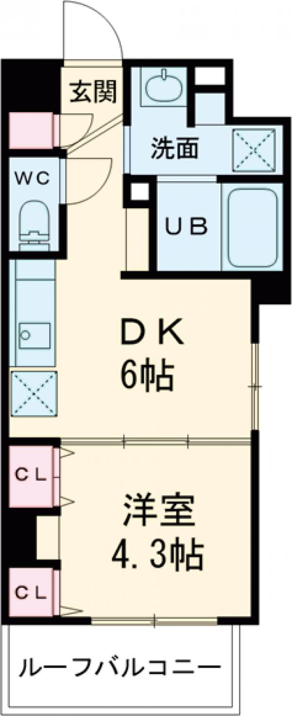 S-RESIDENCE亀戸balmの間取り