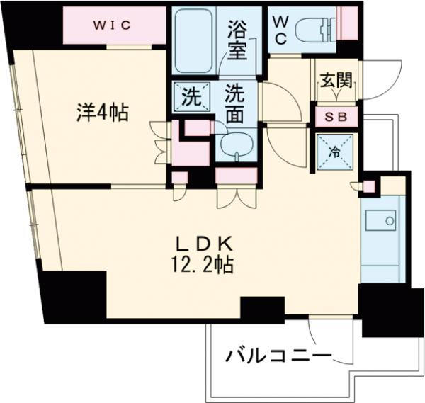 プライマル新中野の間取り