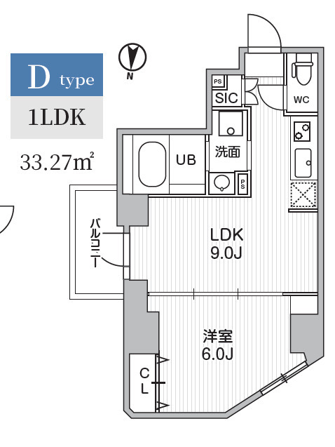 S-RESIDENCE亀戸balmの間取り