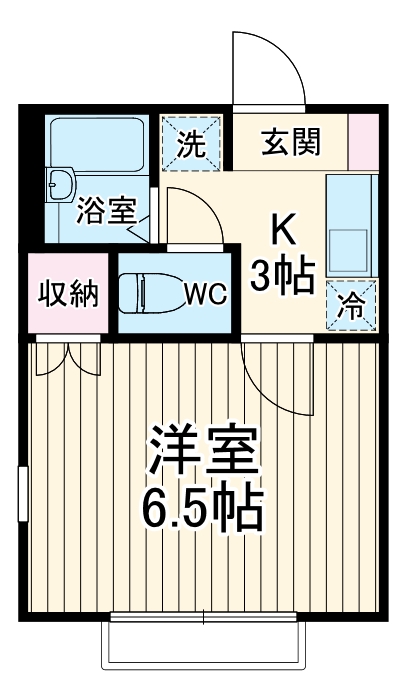 コージーハウス228Fの間取り