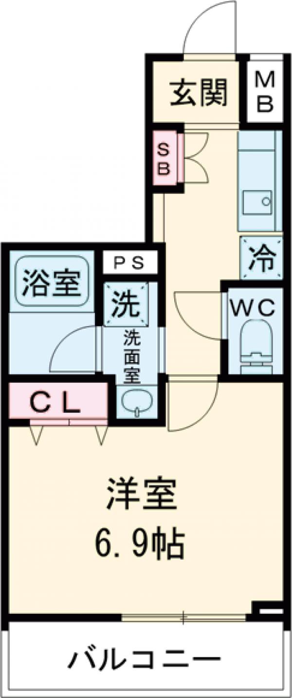 クレヴィスタ三ノ輪の間取り