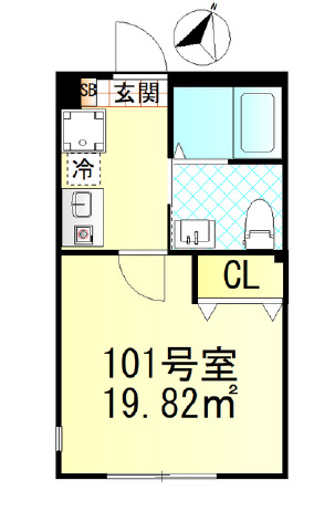 Bloom元住吉の間取り